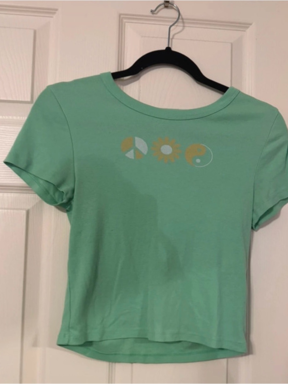 American eagle size large baby tee- NWOT